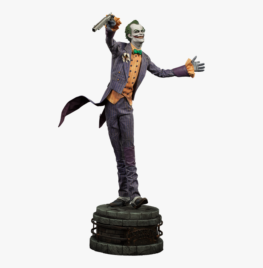 300290 Product Silo - Batman Arkham Asylum Joker Statue, HD Png Download