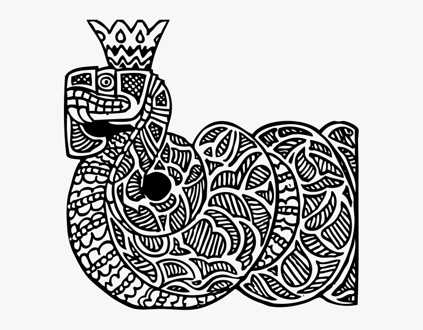 Snake King Png Clip Arts - Snake Art, Transparent Png