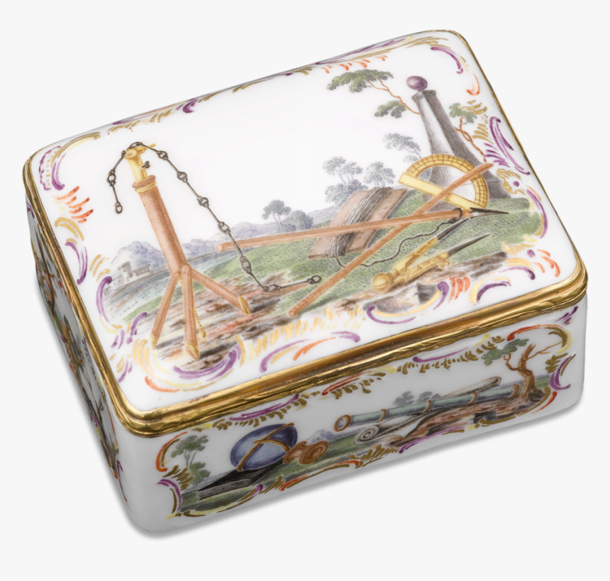 German Porcelain Snuff Box - Wallet, HD Png Download