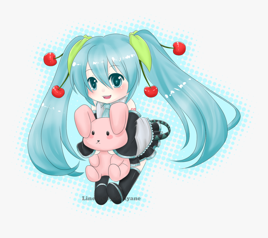 Fondo Hatsune Miku Chibi, HD Png Download