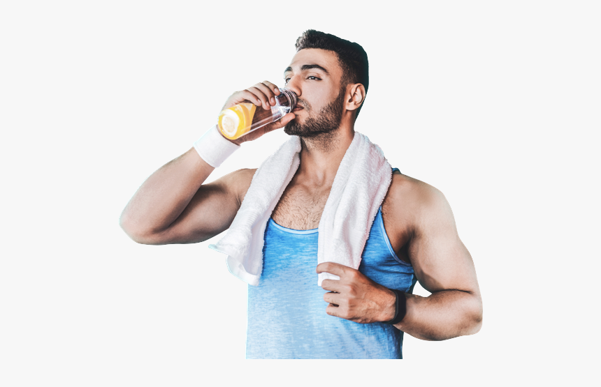 Individualized Nutrition Counseling - Fitness Man Drinking Png, Transparent Png