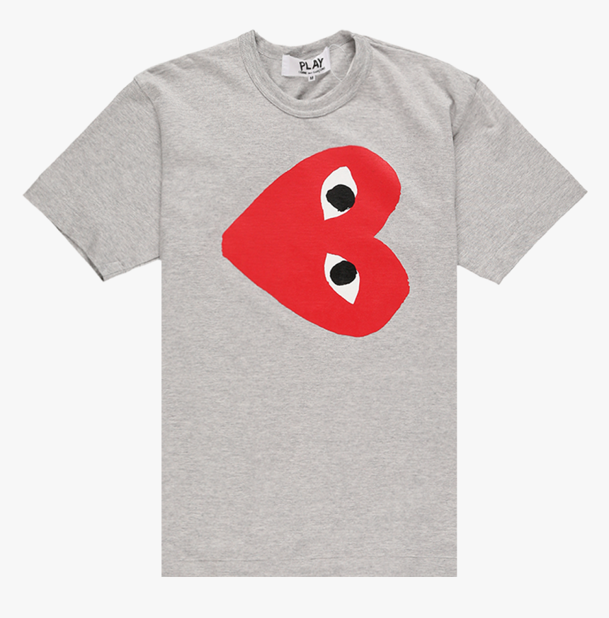 Comme Des Garçons Play Heart T Shirt - Comme Des Garcons Play, HD Png Download