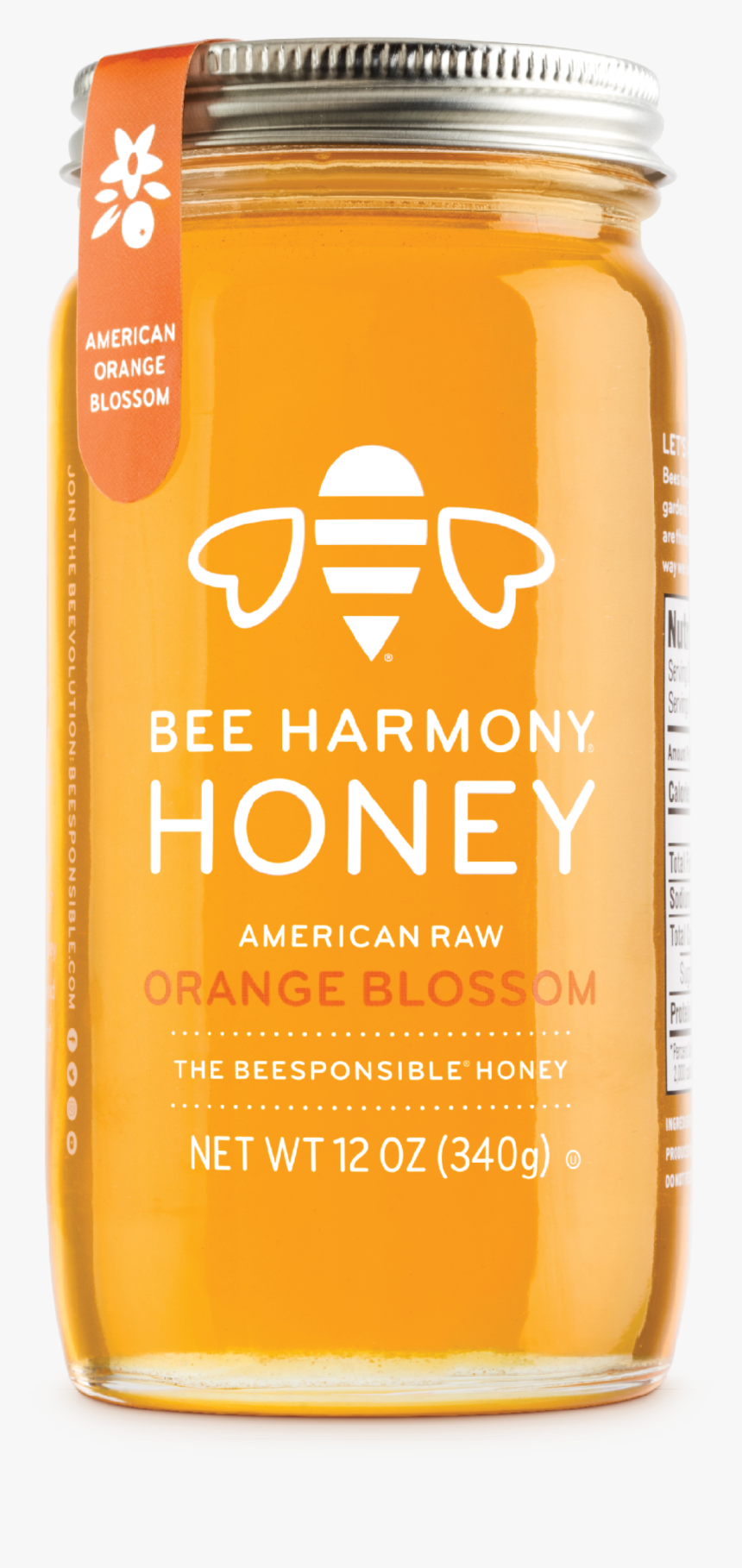 American Raw Orange Blossom Honey, HD Png Download