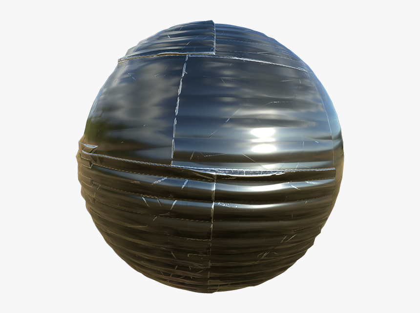 Corrugated Metal Sheets With Cuts And Scratches, Seamless - Sphere, HD Png Download