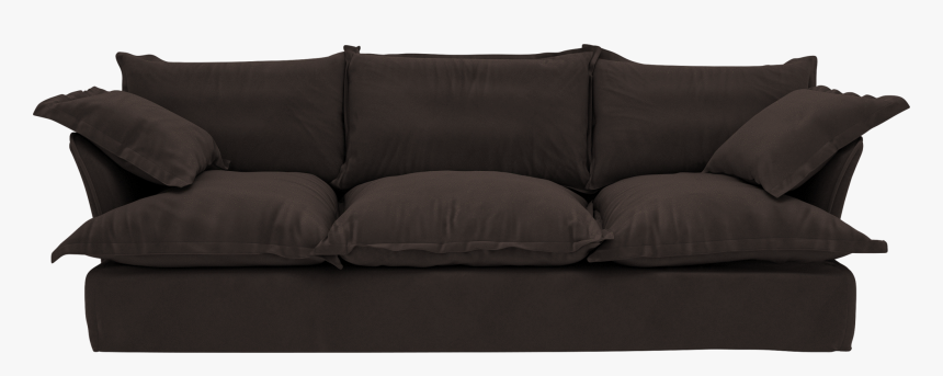 Cocoa Velvet Song Large Sofa 
 Class Lazyload Lazyload - Makerandson Orange Sofa Png, Transparent Png
