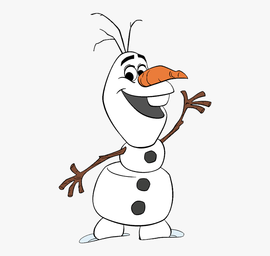 Olaf Drawing, HD Png Download