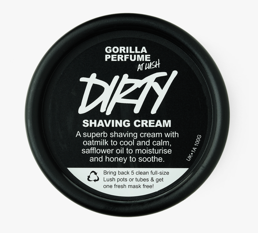 Dirty Shaving Cream - Lush Dirty Hair Cream, HD Png Download