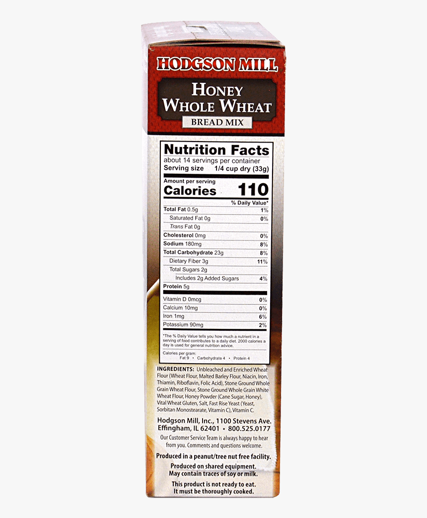 Honey Whole Wheat Bread Mix - Household Supply, HD Png Download