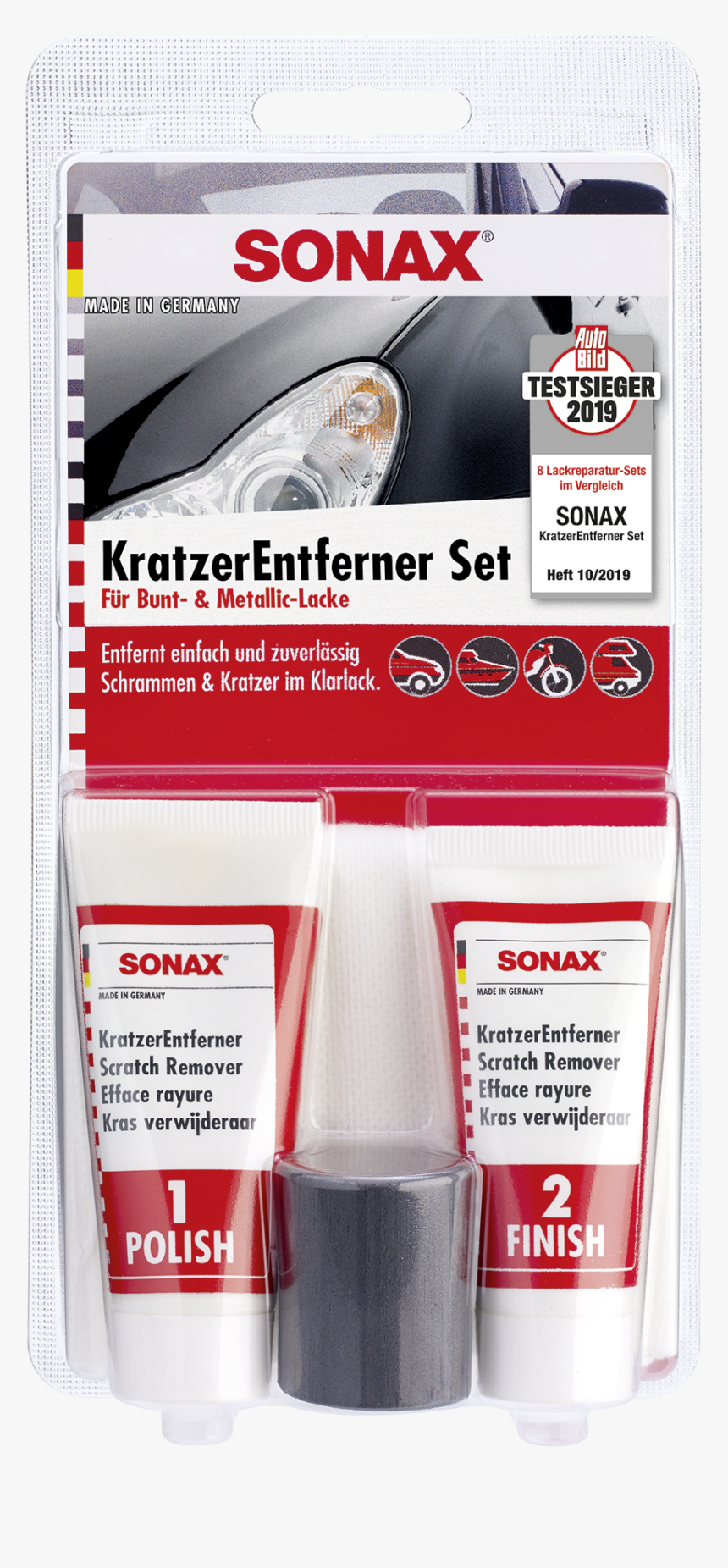 Sonax Sada Na Odstraňování Rýh Z Laku, HD Png Download