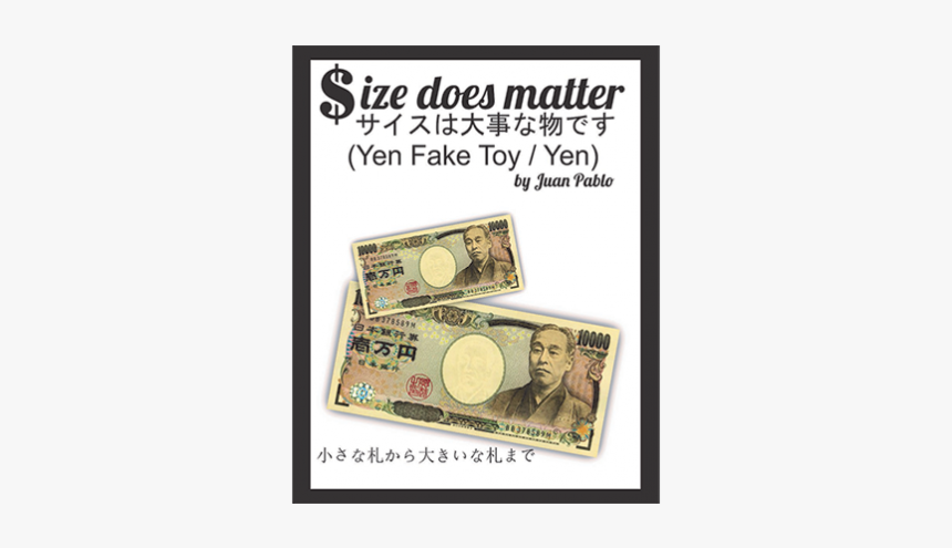 Size Does Matter J-yen - Size Does Matter By Pablo, HD Png Download