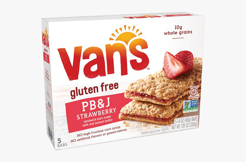 Strawberry & Peanut Butter Sandwich Bars - Vans Crackers, HD Png Download