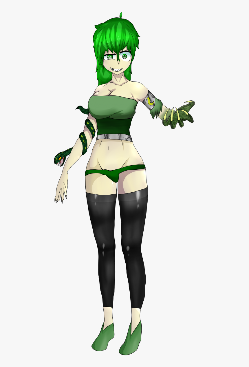 The Yig Waifu, But Different - Cartoon, HD Png Download