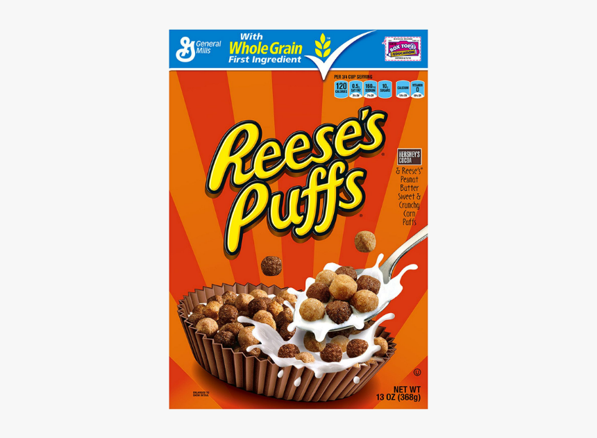 Reese S Puffs Png - Reese's Puff General Mills Cereal, Transparent Png