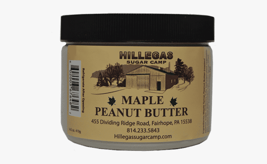 Hillegas Sugar Camp Maple Peanut Butter - 1 2 A Pound Of Sugar, HD Png Download