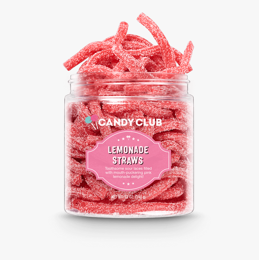 Candy Club Lemonade Straws, HD Png Download