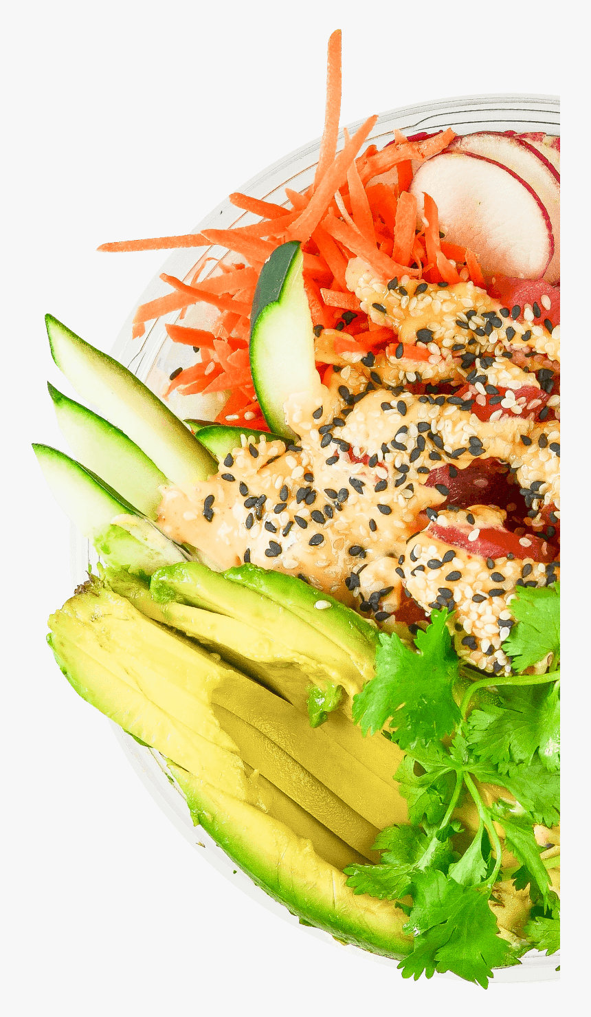 Smashed Avocado Toast - California Roll, HD Png Download