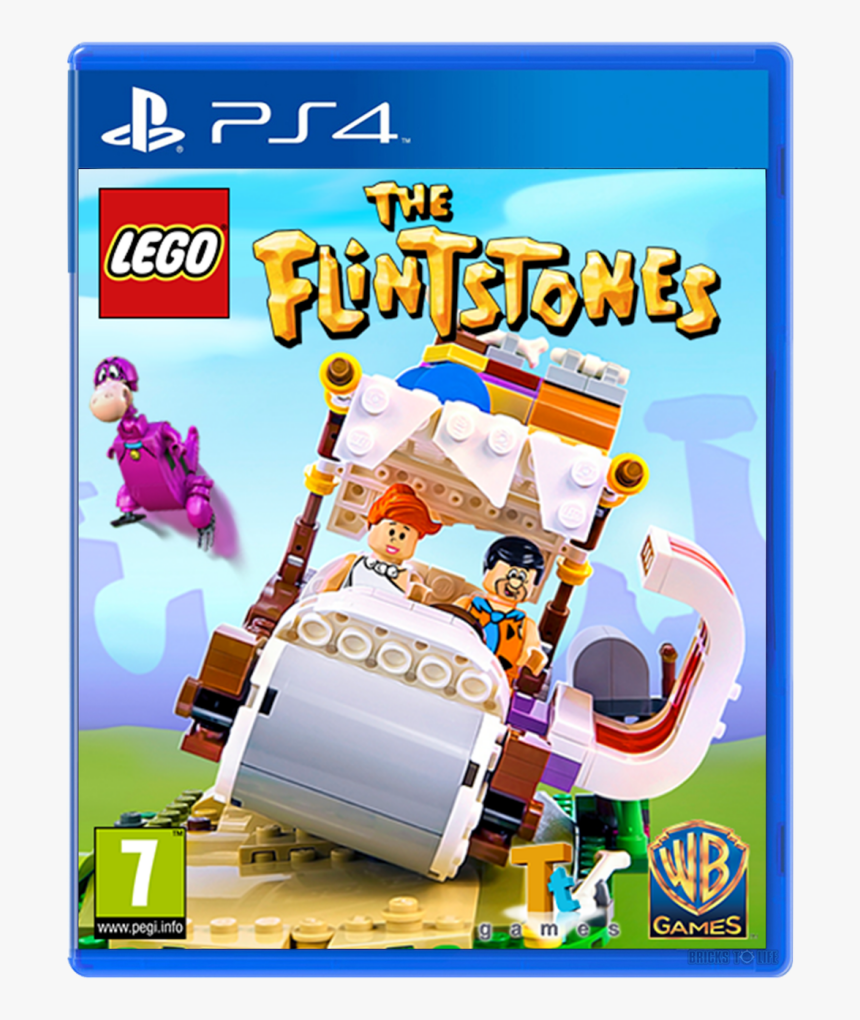 Flintstones-copy - Lego The Flintstones Ps4, HD Png Download