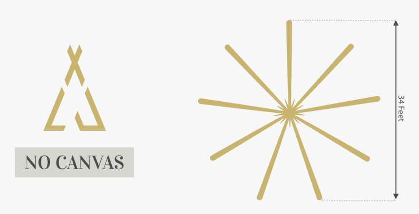 One Tipi Floor Plan, HD Png Download