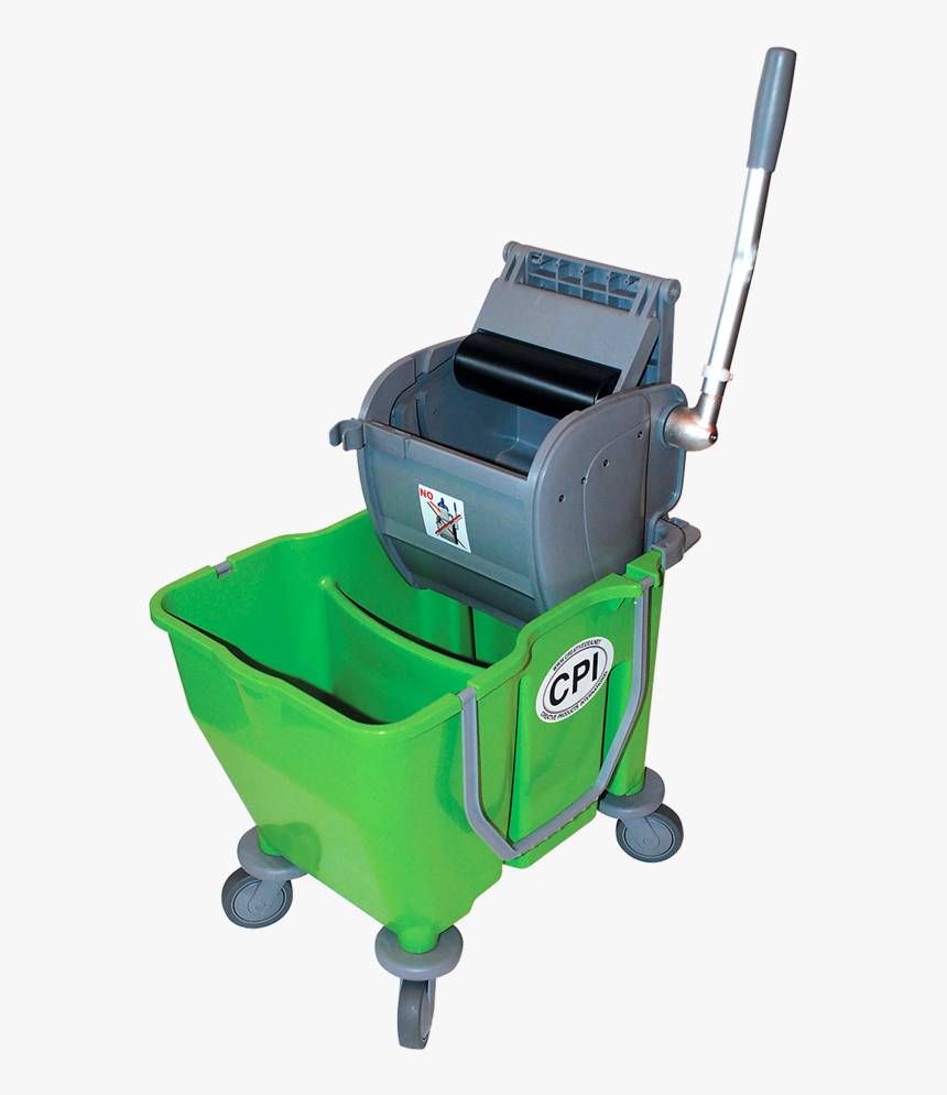 One-piece Divided Mop Bucket - Mop, HD Png Download