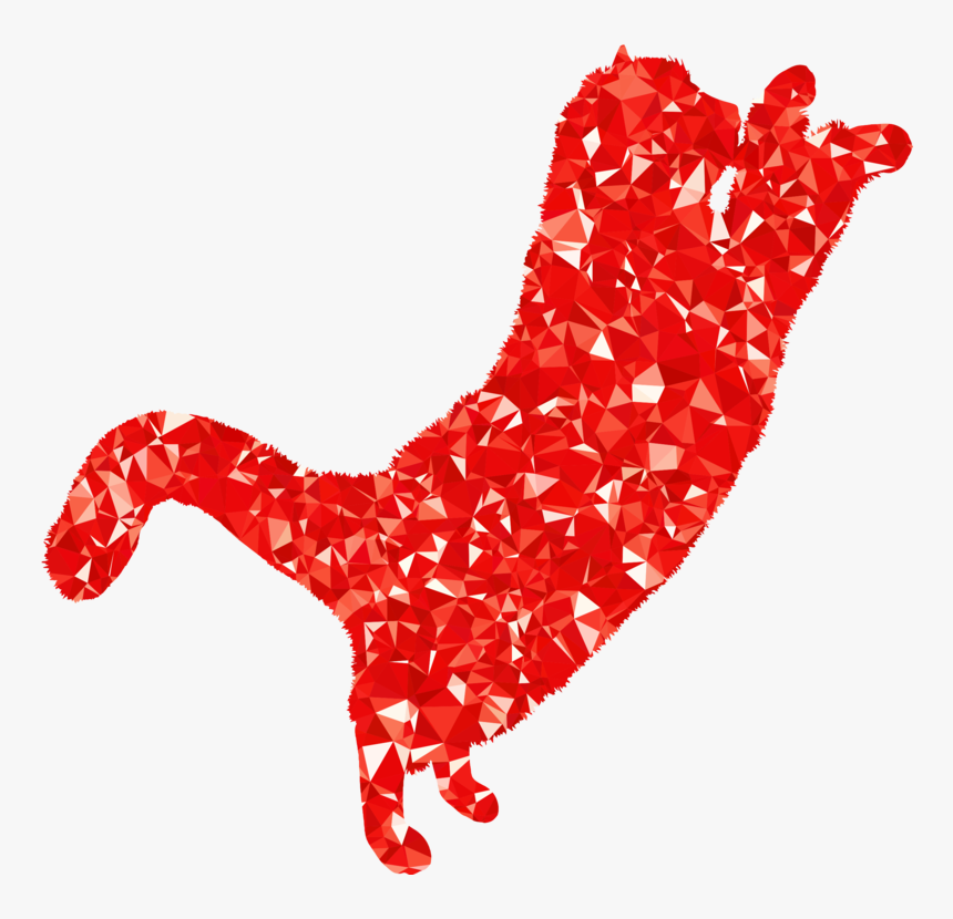 Heart,red,persian Cat - Clip Art, HD Png Download