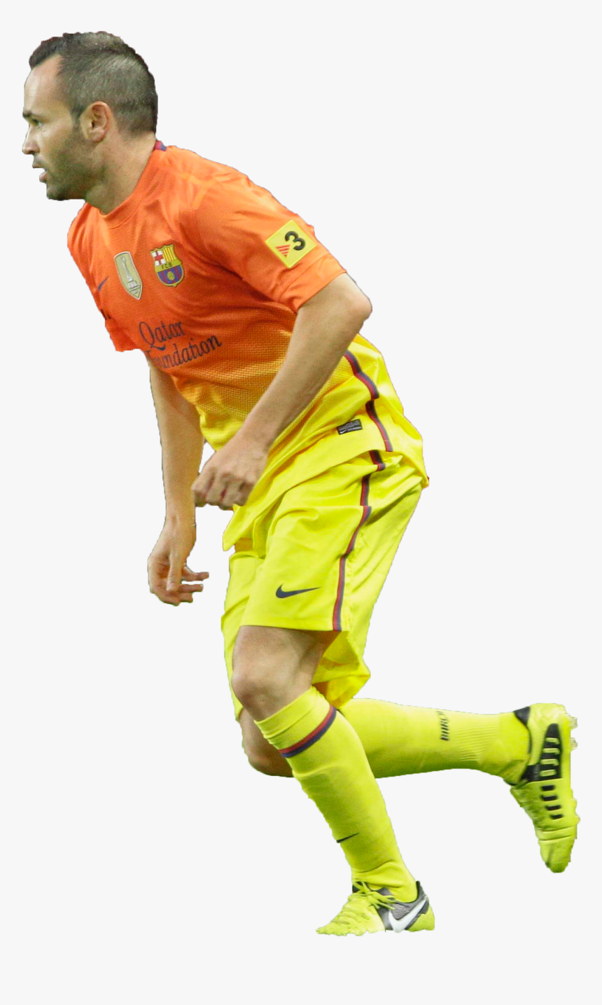 Andrés Iniesta , Png Download - Football Player, Transparent Png
