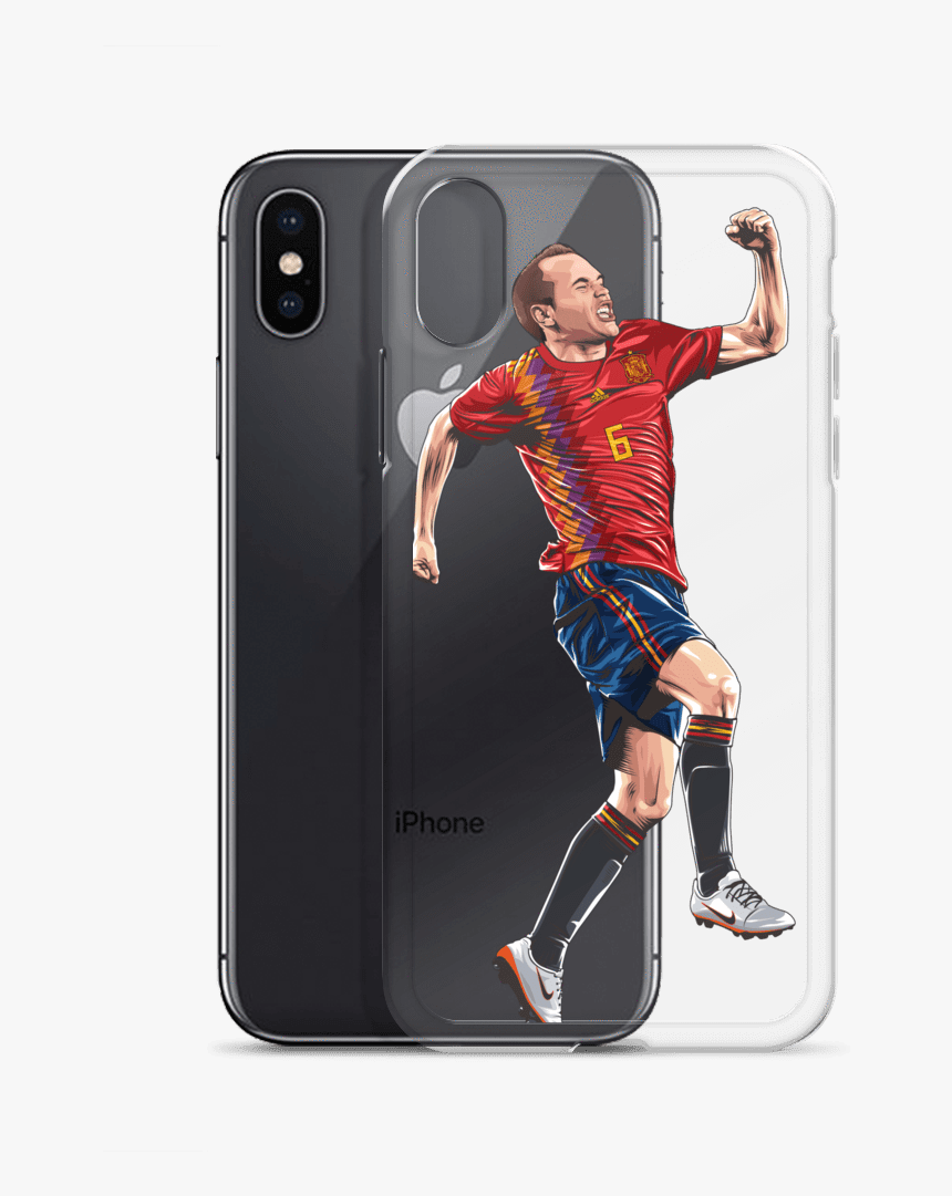 Iniesta Spain Phone Case - Iphone, HD Png Download