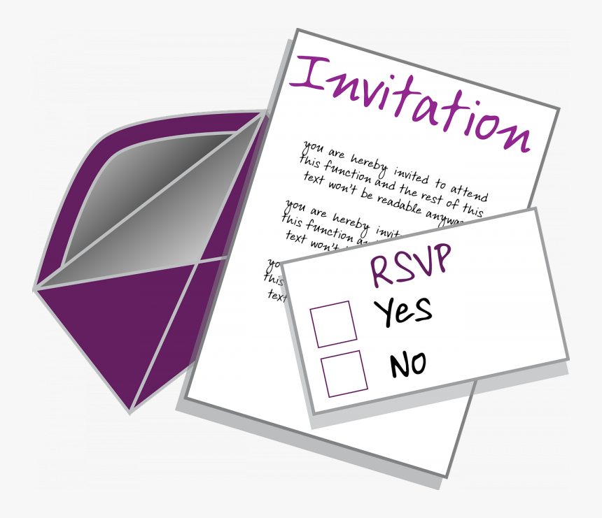 Invitation Clip Art, HD Png Download