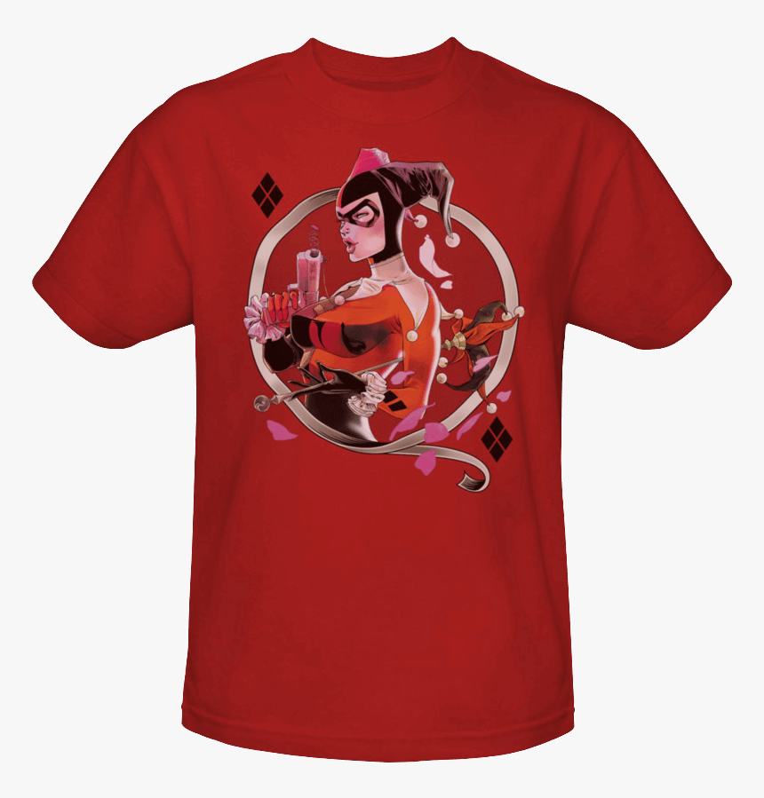 Gotham City Siren Harley Quinn T-shirt - Harley Quinn T Shirt, HD Png Download