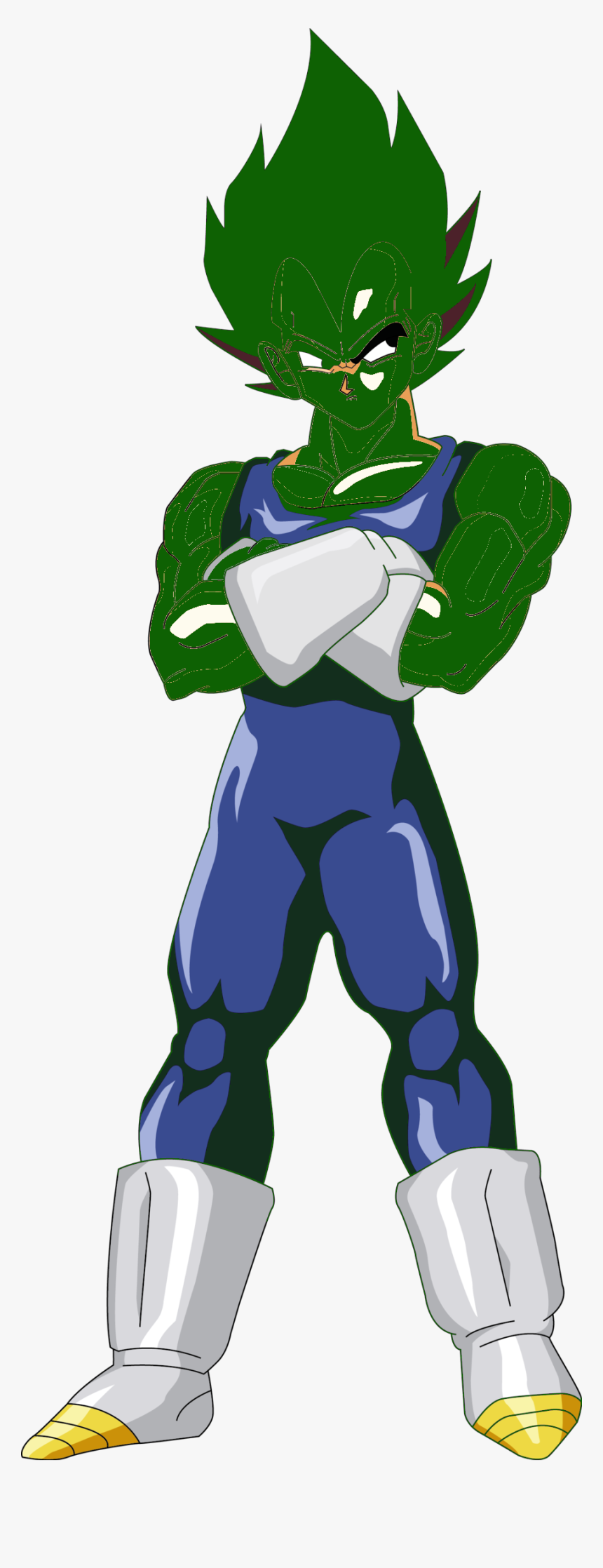 Zombie Vegeta - Captain America Vs Chun Li, HD Png Download