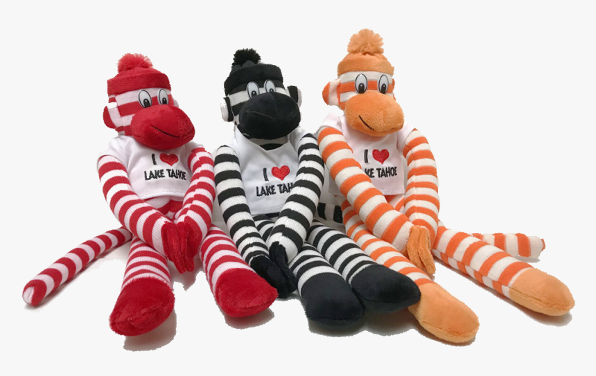 Souvenir Plush Stuffed Sock Jailbird Monkey, I Love - Stuffed Toy, HD Png Download