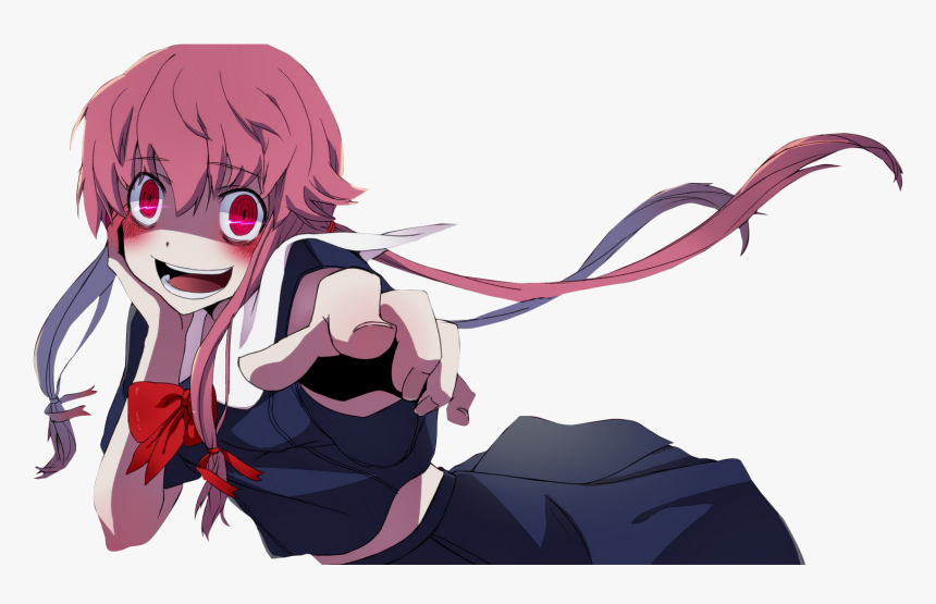 Mirai Nikki Yuno Png, Transparent Png