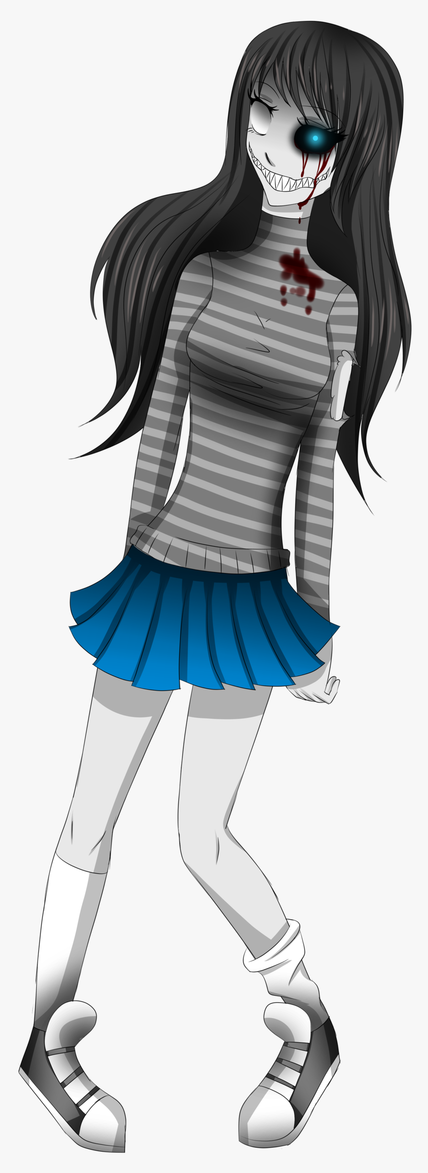 Vailly Evans Creepypasta Anime, HD Png Download