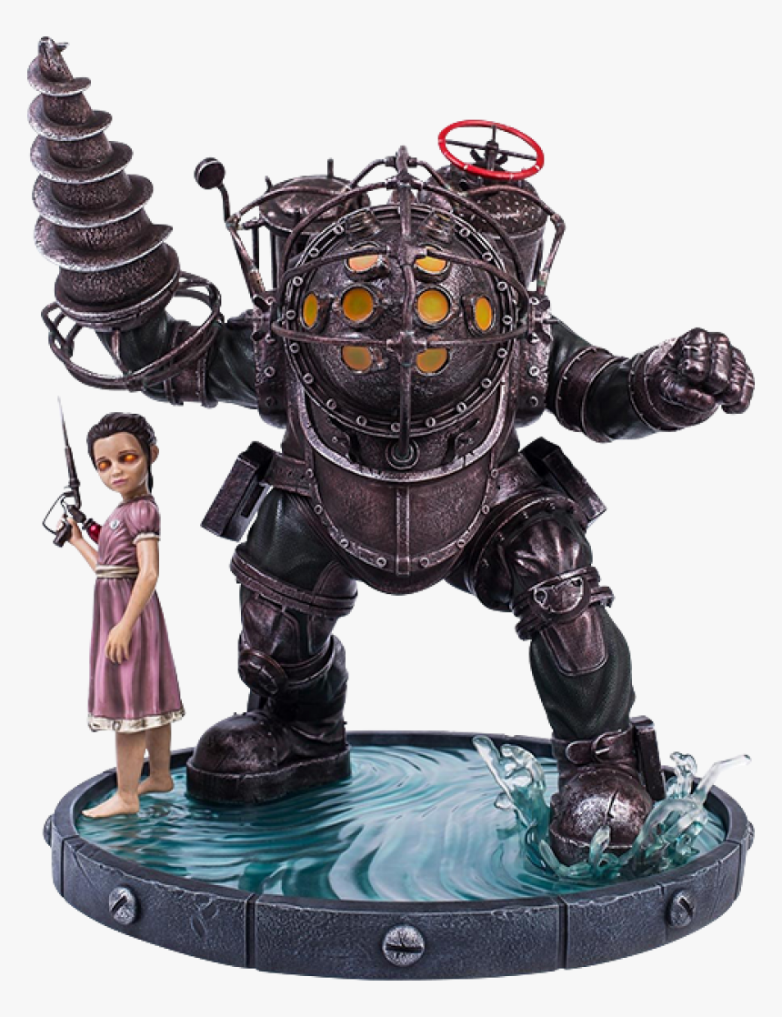 Bioshock Statue, HD Png Download