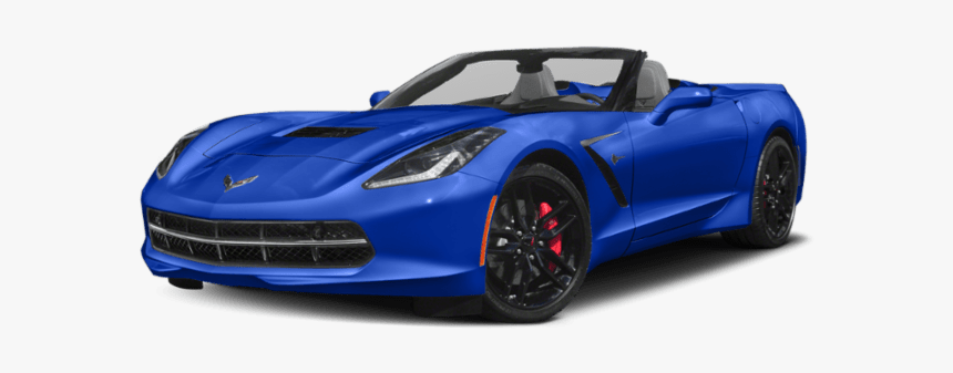 Corvette Stingray 1lt Z51 Pkg - Blue 2019 Chevrolet Corvette Convertible, HD Png Download