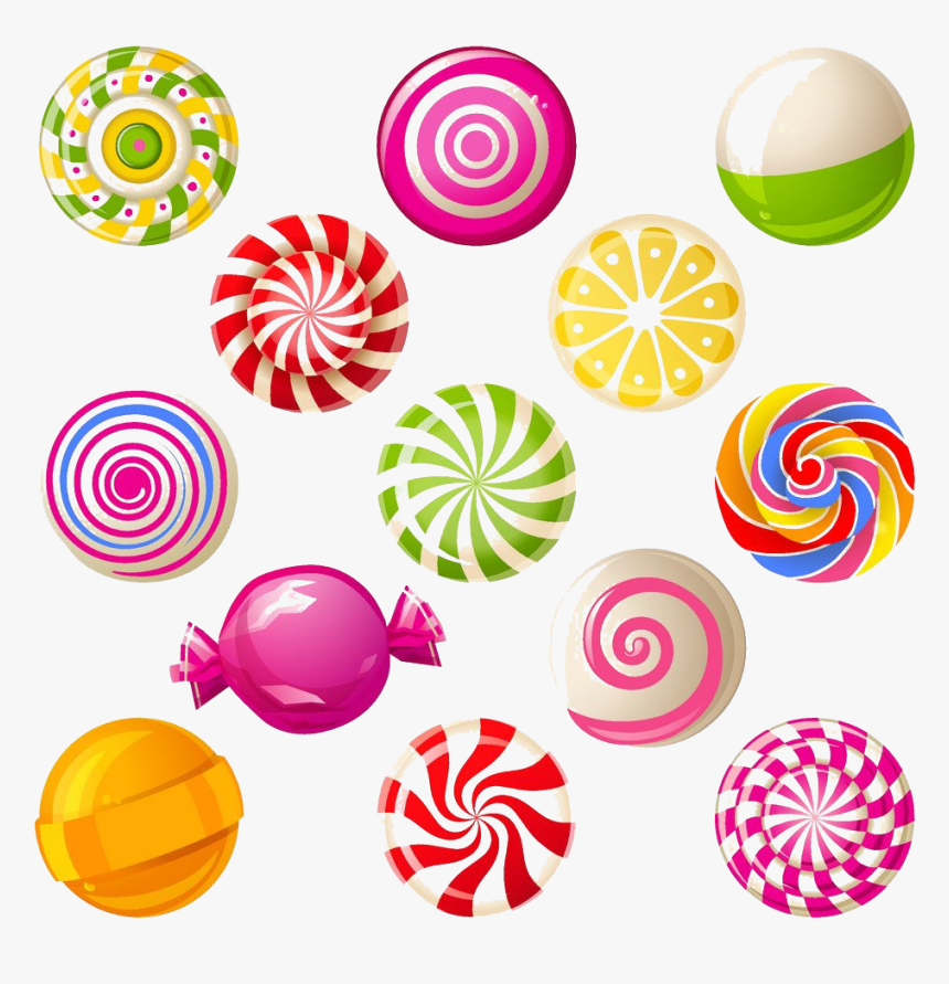 Cotton Clipart Stick Png - Sweet Candy Clipart, Transparent Png