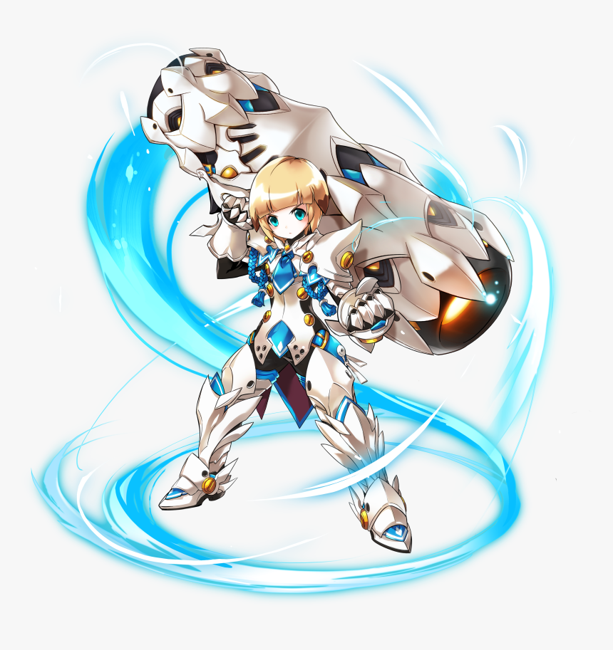 Chungportraitfull - Elsword Chung Cute Iron Paladin, HD Png Download