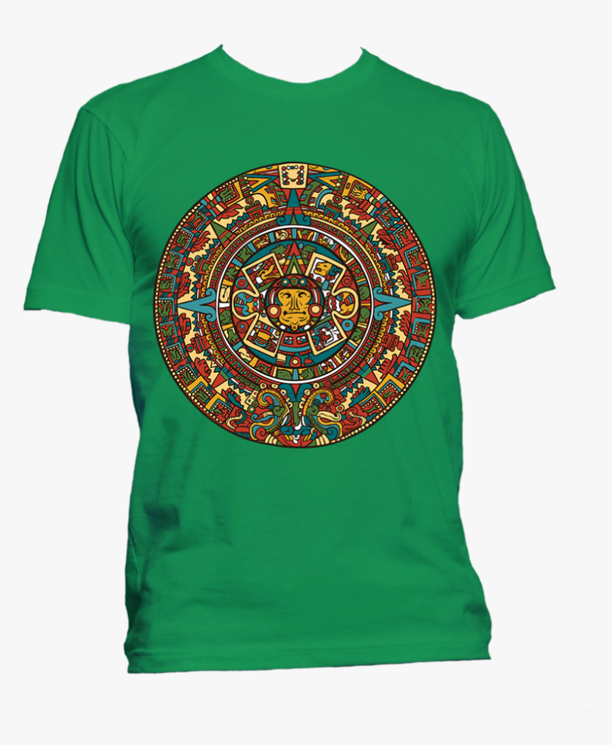 T Shirt Life Is Gucci , Png Download - Aztec Calendar Images Colorful, Transparent Png
