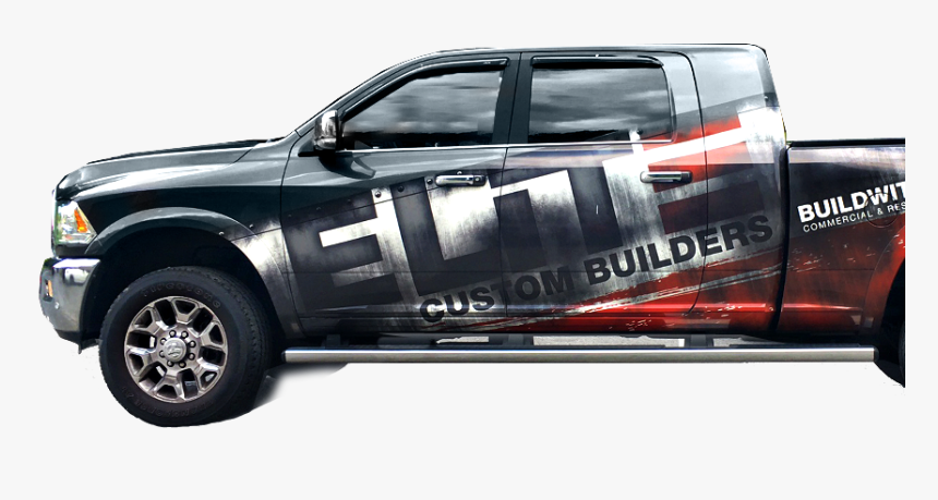 Elite Truck Wrap - Construction Companies Vehicle Wrap, HD Png Download
