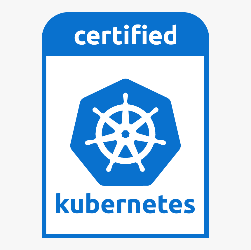 Logo In Blau-weiß Mit Aufschrift Certified Kubernetes - Kubernetes Certified, HD Png Download