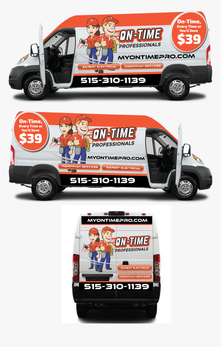 Car Wrap Design By Jadavprakash9 For This Project - Ram Promaster 159 Side View, HD Png Download