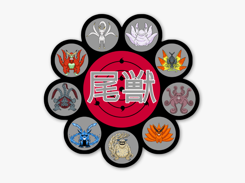 Tailed Beasts Sticker - Illustration, HD Png Download