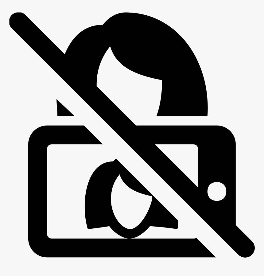 No Selfie Icon - Icon, HD Png Download