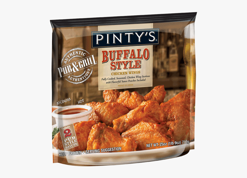 Pinty's Buffalo Chicken Wings, HD Png Download