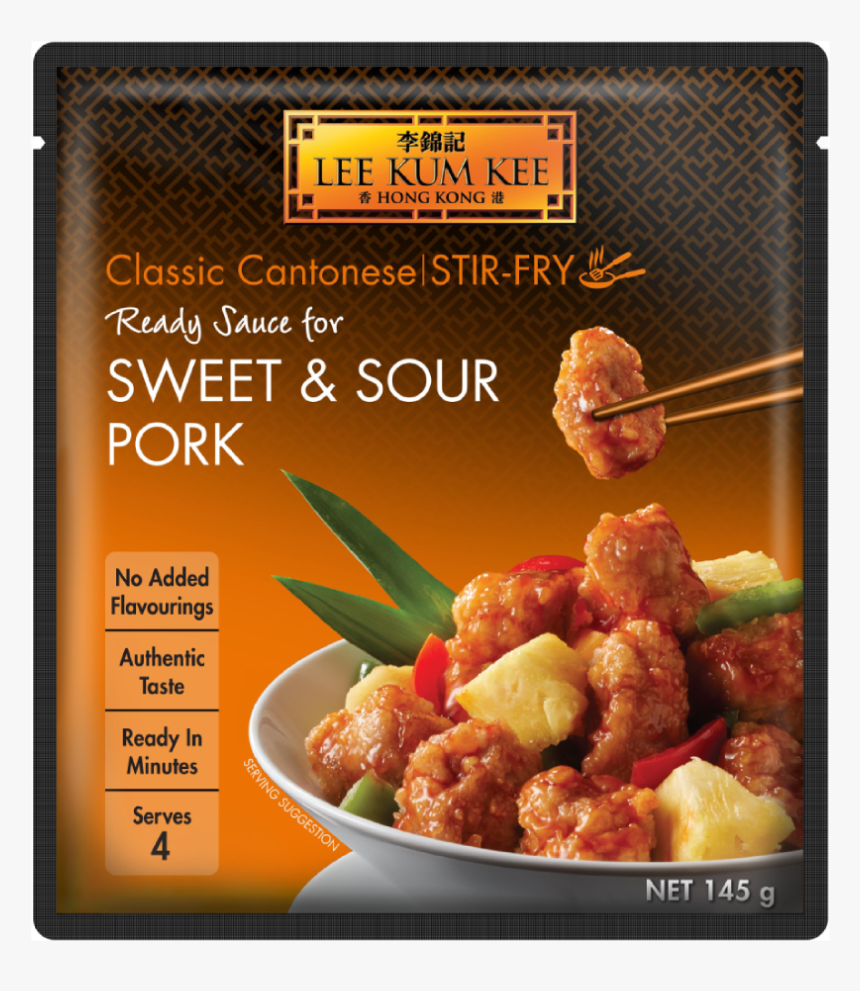 Ready Sauce For Sweet & Sour Pork 145g - Lee Kum Kee Cantonese Chicken, HD Png Download