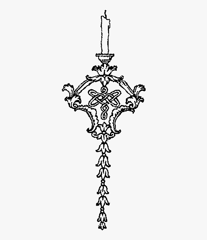 Sconce Candle Wall Image - Cross, HD Png Download