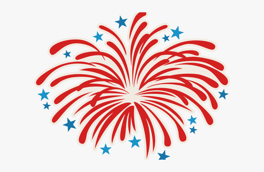 Paint Clipart Burst - Transparent 4th Of July Fireworks, HD Png Download