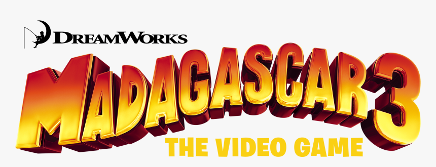 Madagascar Logo Png - Madagascar 3 The Video Game Logo, Transparent Png