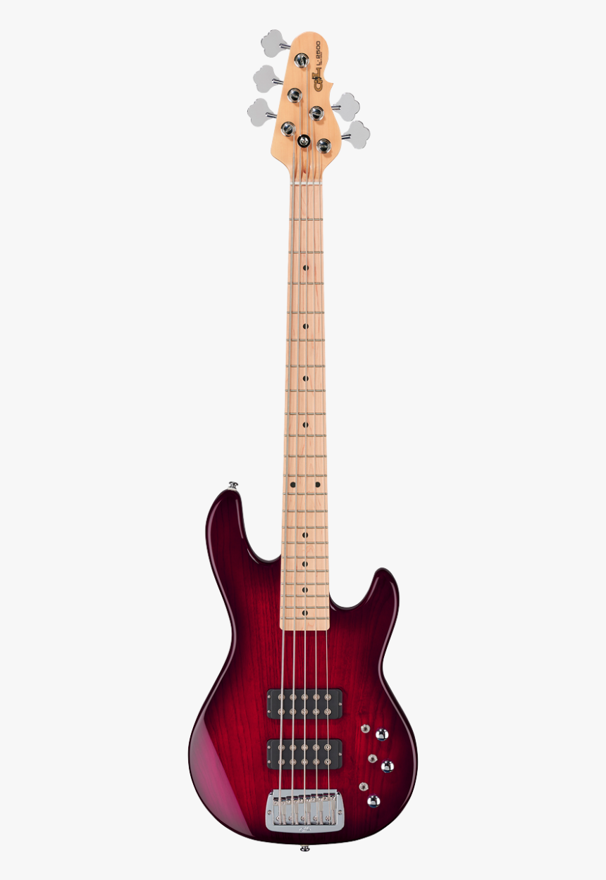 G&l Tribute Series L 2500 5 String Bass Guitar Red - G&l Bass L 2500, HD Png Download