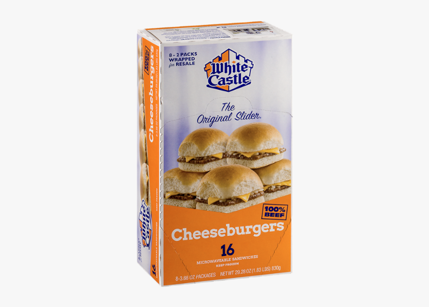 White Castle Cheeseburgers 16ct, HD Png Download