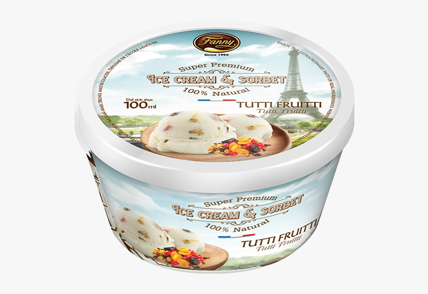 Fanny Tutti Frutti 100ml - Ice Cream, HD Png Download